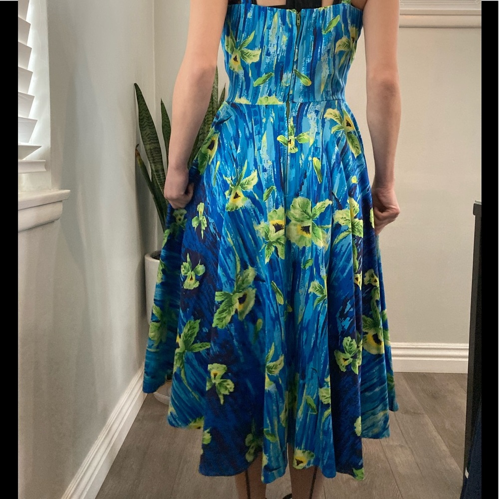 Pinup couture, size S , blue green
